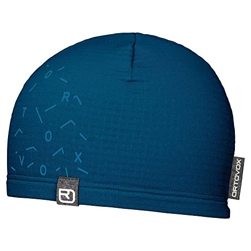 ORTOVOX 68031-55901 Fleece Light Grid Beanie Hat Unisex Adult Petrol Blue Größe Uni von ORTOVOX