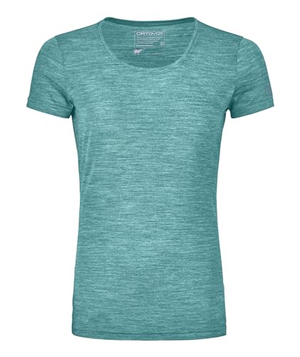 ORTOVOX 84054-61401 150 COOL CLEAN TS W Thermal shirt Damen Ice Waterfall blend Größe L von ORTOVOX