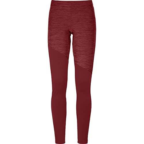 ORTOVOX Damen Fleece Light Long Pants W Hose, rot (Dark Blood Blend), L von ORTOVOX