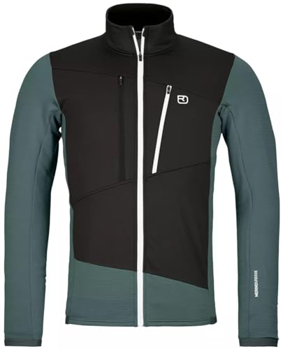 ORTOVOX Fleece Grid Jacket M - M von ORTOVOX