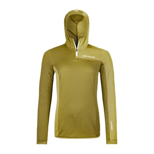 ORTOVOX Fleece Light Grid ZN Hoody, Damen, Sweet Alison, L von ORTOVOX