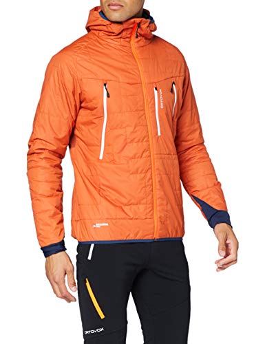 ORTOVOX Herren Swisswool Piz Boè Jacke, Desert Orange, XL EU von ORTOVOX