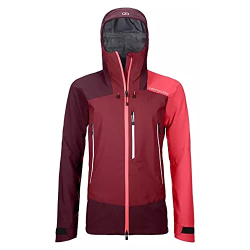 ORTOVOX Westalpen 3l Jacket Damenjacke, Damen, Weste, 70214, rot (Dark Blood), XS von ORTOVOX