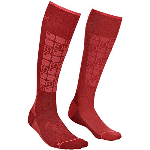 Ortovox Damen Ski Compression Socken, Dark Blood, 35-38 Ortovox Damen Ski Compression Socken, Dark Blood, 35-38 von ORTOVOX