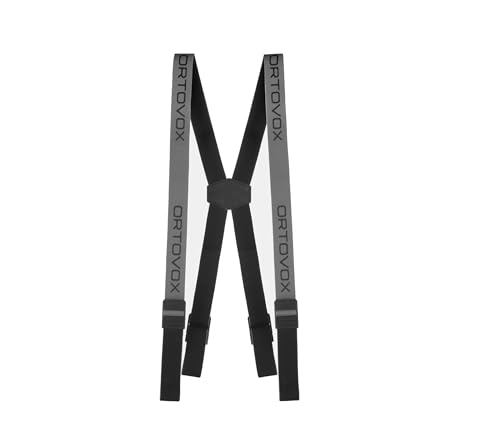 Ortovox Logo Suspenders Hosenträger Unisex Erwachsene, Grau Blend, Einheitsgröße von ORTOVOX