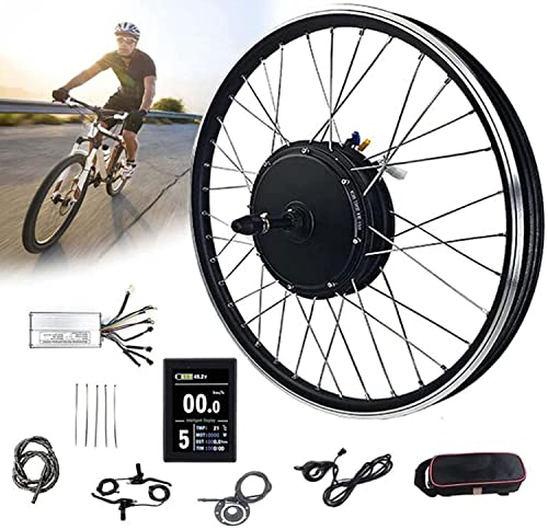 48V 1000W/1500W Ebike Hinterrad Umbausatz für E-Bike 40.6 cm/50.8 cm/61.0 cm/66.0 cm/69.8 cm/71.1 cm/73.7 cm/700C Hinterrad Elektrofahrrad Nabenmotor-Kit mit Mountainbike-Felge, 1500W-69.8 cm von ORZSSJ