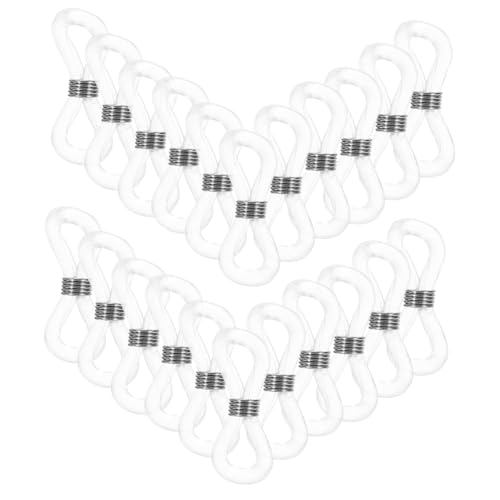 OSALADI Brillenkettenenden 25 Stück Gummifreie Kordelenden für Brillen Sonnenbrillen Metallspuleneinstellung für OSALADI Brillenkettenenden 25 Stück Gummifreie Kordelenden für Brillen Sonnenbrillen Metallspuleneinstellung für von OSALADI
