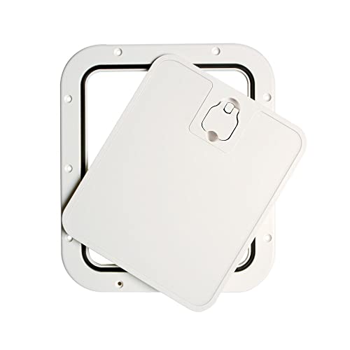 Osculati Abnehmbare Inspektionsluke, weiß 305 x 355 mm Osculati Abnehmbare Inspektionsluke, weiß 305 x 355 mm von OSCULATI