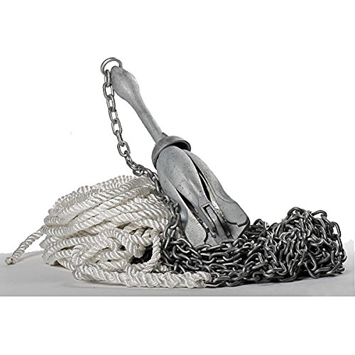 Osculati Anker-Set: Faltanker 4kg + Schäkel + 5m Kette + 35m Leine - Lieferung gebrauchsfertig - für Boote bis ca. 4-6m Osculati Anker-Set: Faltanker 4kg + Schäkel + 5m Kette + 35m Leine - Lieferung gebrauchsfertig - für Boote bis ca. 4-6m von OSCULATI