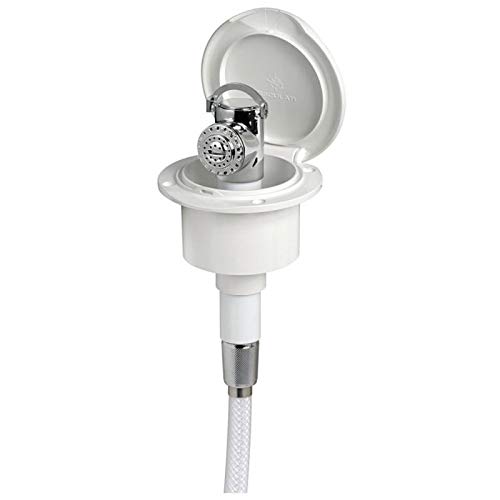 Osculati Classic Evo Deckdusche, weiß PVC-Schlauch 2,5 mm Horizontal montiert Osculati Classic Evo Deckdusche, weiß PVC-Schlauch 2,5 mm Horizontal montiert von OSCULATI