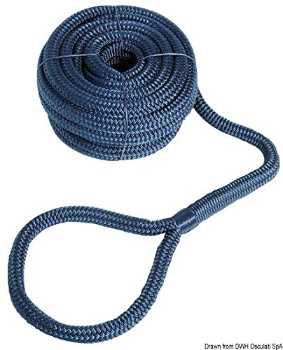 Osculati Festmacherleine mit Auge schwarz 10 mm x 6 m Osculati Festmacherleine mit Auge schwarz 10 mm x 6 m von OSCULATI