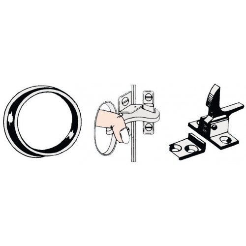 Osculati Fingerschnapper aus schwarzem Nylon Osculati Fingerschnapper aus schwarzem Nylon von OSCULATI