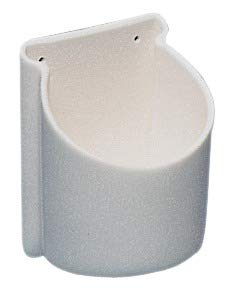 Osculati Glas-Dosenhalter PVC, weiß 100 mm Ø 72 mm von OSCULATI