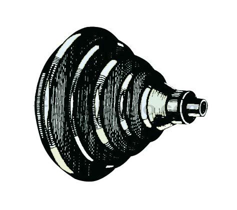 Osculati Kabeldurchlassring aus schwarzem ABS mit Balg Osculati Kabeldurchlassring aus schwarzem ABS mit Balg von OSCULATI