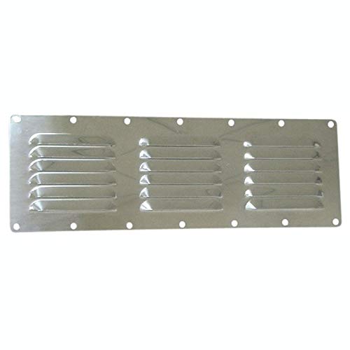Osculati Lüftungsgitter VA-Stahl, poliert 116x340 mm Osculati Lüftungsgitter VA-Stahl, poliert 116x340 mm von OSCULATI