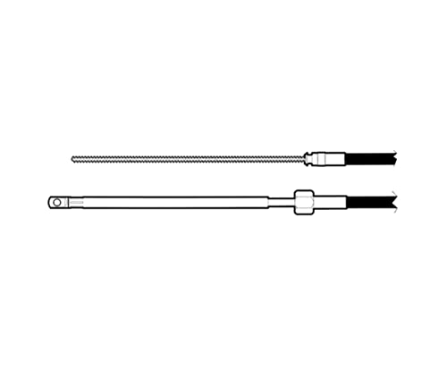 Ultraflex, Mechanische Steuersysteme/kabel M66 komplett, 9 Zoll (2.75 m), 58935 von OSCULATI