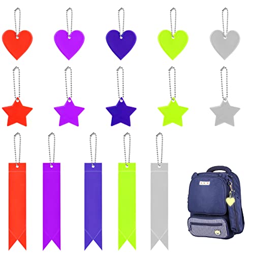 OSDUE 15PCS Sicherheits Reflektor Anhänger, Kinder Reflektor Anhänger, Reflektierend Anhänger,für Schultasche Kleidung Rucksack Radfahren Gehen Laufen OSDUE 15PCS Sicherheits Reflektor Anhänger, Kinder Reflektor Anhänger, Reflektierend Anhänger,für Schultasche Kleidung Rucksack Radfahren Gehen Laufen von OSDUE