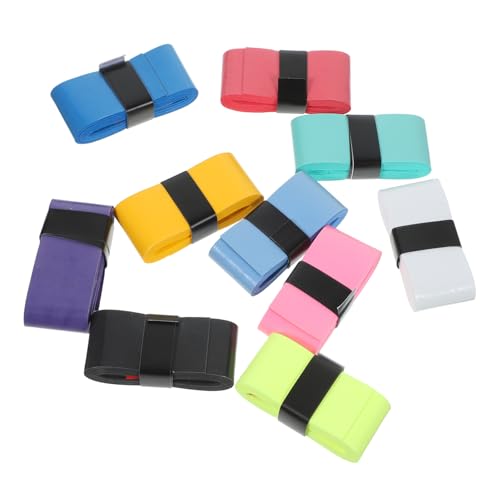 OSOLADY 10 Stück Teiliges Griffband aus Flexiblem Selbstklebendem PU Material Schweißabsorbierend und rutschfest Geeignet für Tennis und Badmintonschläger Leicht Strapazierfähig und OSOLADY 10 Stück Teiliges Griffband aus Flexiblem Selbstklebendem PU Material Schweißabsorbierend und rutschfest Geeignet für Tennis und Badmintonschläger Leicht Strapazierfähig und von OSOLADY