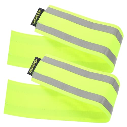 OSOLADY 2 Stück Reflektierendes Sicherheitsband Fluoreszierende Beinbänder Hochsichtbar Verstellbar für Joggen Radfahren Outdoor Sport Zubehör OSOLADY 2 Stück Reflektierendes Sicherheitsband Fluoreszierende Beinbänder Hochsichtbar Verstellbar für Joggen Radfahren Outdoor Sport Zubehör von OSOLADY