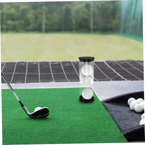 OSOLADY 4Er-Box Golffass Golfball vitrine Golfball-Vitrine Reinigt Golfballbehälter Golfsball Transportbox Golfball-Display Golfballsammler Tragbarer Golfkoffer Golf-Tragetasche Fall PVC von OSOLADY