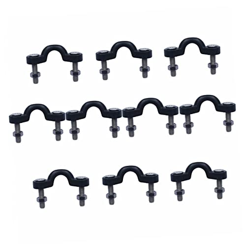 OSOLADY Kajak-Zubehör 50 Stück Nylon-Bungee-Deckschlaufen Zurrset Pad Eye mit Edelstahlschraube und - OSOLADY Kajak-Zubehör 50 Stück Nylon-Bungee-Deckschlaufen Zurrset Pad Eye mit Edelstahlschraube und - von OSOLADY