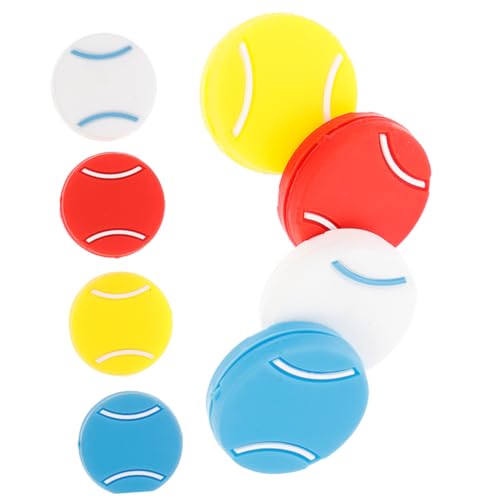 OSOLADY 8 Stück Tennis Dämpfer Silikon Vibrationsdämpfer Stoßdämpfer Tennisschläger Stoßabsorption für Erwachsene Farbige Tennis Racket Vibration Dampener für Verbesserten und Kontrolle OSOLADY 8 Stück Tennis Dämpfer Silikon Vibrationsdämpfer Stoßdämpfer Tennisschläger Stoßabsorption für Erwachsene Farbige Tennis Racket Vibration Dampener für Verbesserten und Kontrolle von OSOLADY