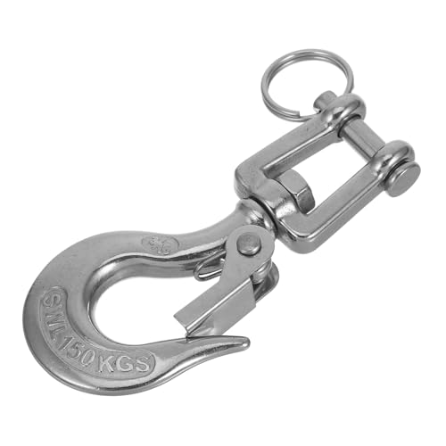 OSOLADY Edelstahl Schwerlast Kettenhaken mit Drehgelenk Robuster Hebehaken Sicherer Anhänger und Boots Haken Tragfähigkeit OSOLADY Edelstahl Schwerlast Kettenhaken mit Drehgelenk Robuster Hebehaken Sicherer Anhänger und Boots Haken Tragfähigkeit von OSOLADY