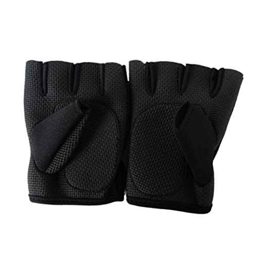 OSOLADY Fahrradhandschuhe für den Sommer Ruderhandschuhe Handschuhe zum Trainieren Gewichtheber Handschuhe Gewichtheben Handschuhe Fitness-zubehã¶r Sporthandschuhe fürs Fitnessstudio Black von OSOLADY