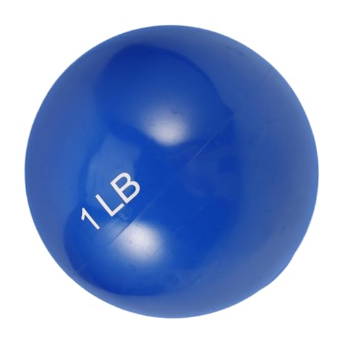 OSOLADY Fitness-Maracas Fitness-Sandball Yoga Sandball Tragbarer Sandball Handball Sandball Bodenschonender Sandball Softball-Training gewichteter Ball Schwerer Ball zum PVC Blue von OSOLADY