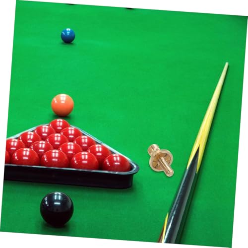 OSOLADY Kupfer Verlängerungsgriff Schraube für Billardqueue Robustes Gewinde Einfache Montage Langlebige Kupferverbindung Zubehör für Billard Queue Erweiterung OSOLADY Kupfer Verlängerungsgriff Schraube für Billardqueue Robustes Gewinde Einfache Montage Langlebige Kupferverbindung Zubehör für Billard Queue Erweiterung von OSOLADY