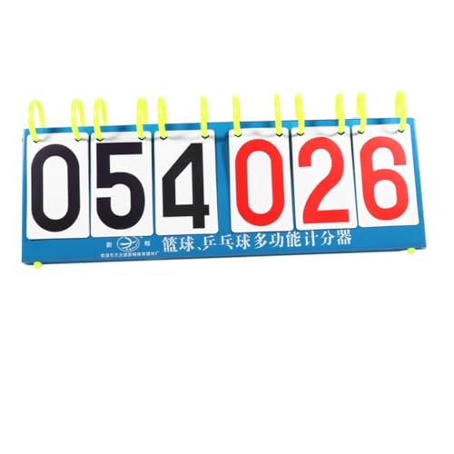 OSOLADY Multifunktionale Basketball Score Anzeigetafel mit Stelligem Flip Design Tragbar und Robust Klare Zahlen für Volleyball Tischtennis und Outdoor Sport für Wettkämpfe und Training OSOLADY Multifunktionale Basketball Score Anzeigetafel mit Stelligem Flip Design Tragbar und Robust Klare Zahlen für Volleyball Tischtennis und Outdoor Sport für Wettkämpfe und Training von OSOLADY