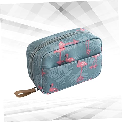 OSOLADY Tragbare Kosmetiktasche Flamingo Muster Große Leicht Dacron Material Mit Reißverschluss Und Griff Für Reisen Und Zuhause OSOLADY Tragbare Kosmetiktasche Flamingo Muster Große Leicht Dacron Material Mit Reißverschluss Und Griff Für Reisen Und Zuhause von OSOLADY