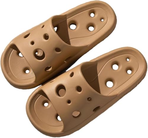 OSRDFV Unisex Duschsandalen Badelatschen mit Abflusslöchern rutschfest leicht Pool Dusche Schuhe von OSRDFV