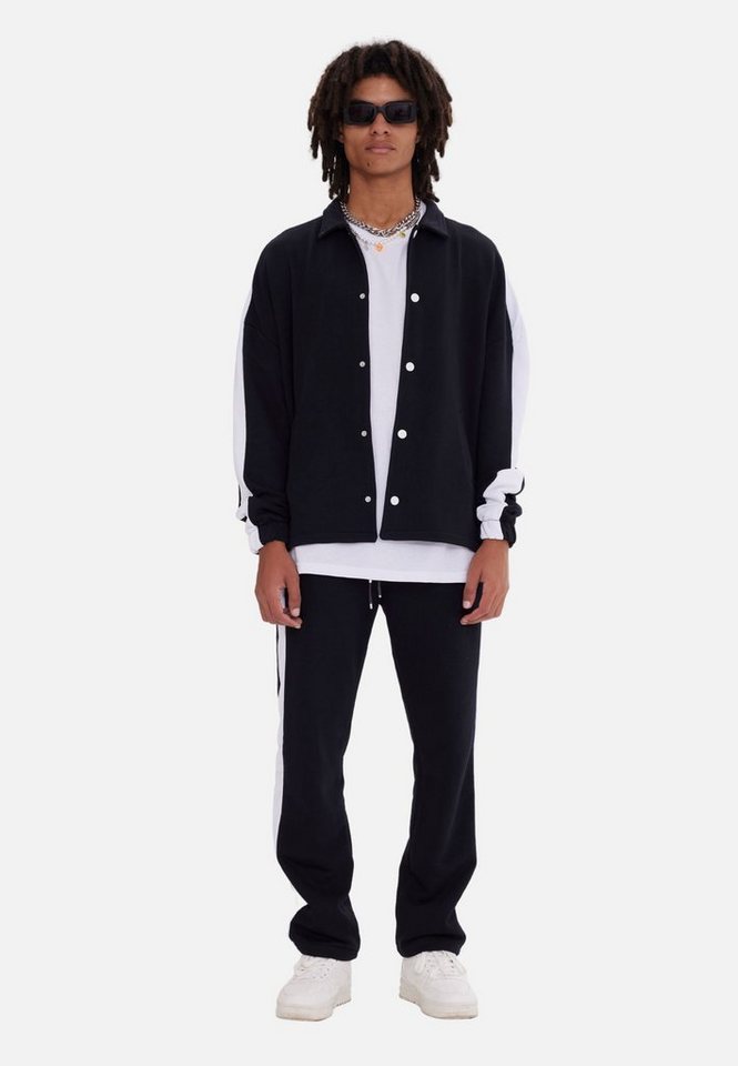 COFI Casuals Jogginganzug Jogginganzug Set Stripe mit Streifen Jacke Hose COFI Casuals Jogginganzug Jogginganzug Set Stripe mit Streifen Jacke Hose von COFI Casuals