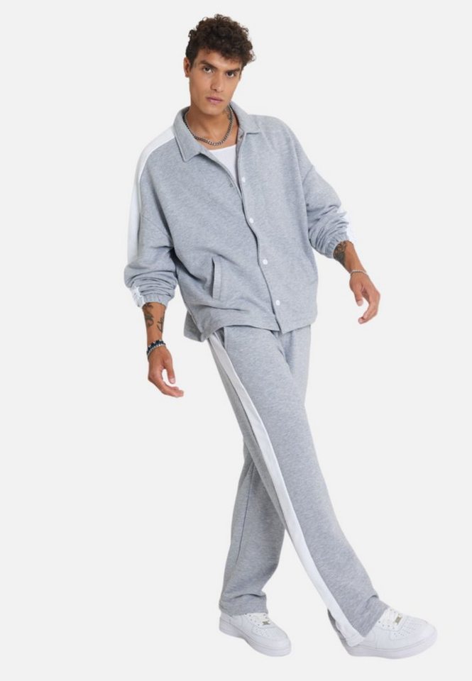 COFI Casuals Jogginganzug Jogginganzug Set Stripe mit Streifen Jacke Hose COFI Casuals Jogginganzug Jogginganzug Set Stripe mit Streifen Jacke Hose von COFI Casuals