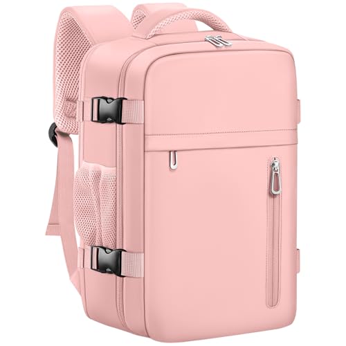 OTAHGK Handgepäck 40×20×25 für Ryanair Untersitz Reiserucksack 20L Wasserdicht Kabinentaschen Flugzeug Kofferrucksack Laptop Rucksack Lässiger Tagesrucksack Schule Büro Tasche-Rosa OTAHGK Handgepäck 40×20×25 für Ryanair Untersitz Reiserucksack 20L Wasserdicht Kabinentaschen Flugzeug Kofferrucksack Laptop Rucksack Lässiger Tagesrucksack Schule Büro Tasche-Rosa von OTAHGK