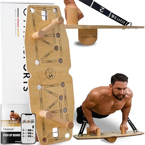 OTHERSPORTS Liegestütze Brett Pro – Push up Board Brust Trainingsgerät für Muskelaufbau – Effektive Alternative für Liegestützgriffe (ohne Halbrolle) OTHERSPORTS Liegestütze Brett Pro – Push up Board Brust Trainingsgerät für Muskelaufbau – Effektive Alternative für Liegestützgriffe (ohne Halbrolle) von OTHERSPORTS