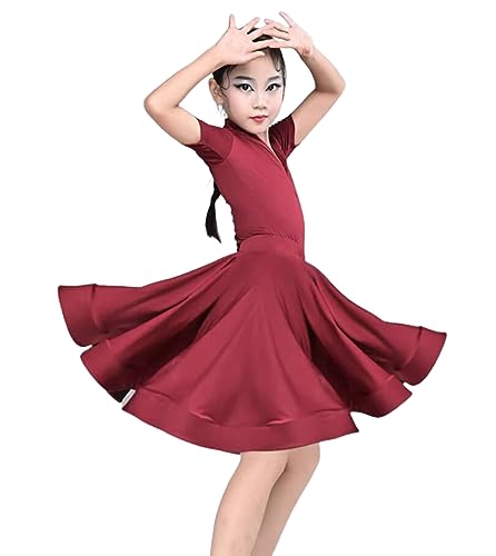 OTMYIGO A6,170,Kinder Latein Tanzkleider für Mädchen Tango Ballsaal Kleid Party Bühnenaufführung Praxis Kostüme OTMYIGO A6,170,Kinder Latein Tanzkleider für Mädchen Tango Ballsaal Kleid Party Bühnenaufführung Praxis Kostüme von OTMYIGO