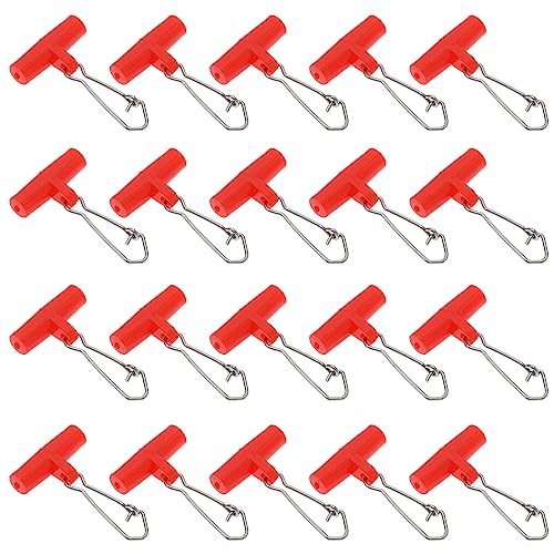 100 Stück Angelschnur Sinker Slides T-Form Wirbel Verbinder Gewichtsschieber Angel Finder Clip Angelgerät für Süßwasser Salzwasser 100 Stück Angelschnur Sinker Slides T-Form Wirbel Verbinder Gewichtsschieber Angel Finder Clip Angelgerät für Süßwasser Salzwasser von OTOTEC