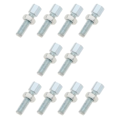 OTOTEC 10 Stück M6 X 20 Mm Gaszug Einstellschraube Bremszug Einstellschraube Gaszug Einstellschraube mit Mutter für Fahrrad OTOTEC 10 Stück M6 X 20 Mm Gaszug Einstellschraube Bremszug Einstellschraube Gaszug Einstellschraube mit Mutter für Fahrrad von OTOTEC