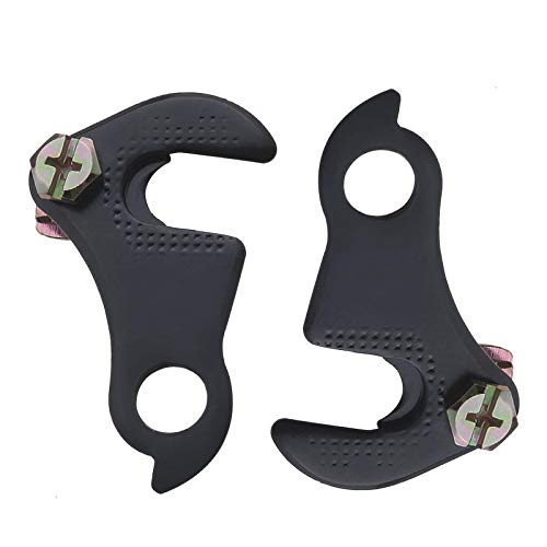 Schaltauge Schaltwerk Adapter 2Stk Schwarz Schaltgetriebe Mech Umwerfer-Aufhänger mit Schraubbefestigung aus Metall MTB-Fahrradersatzteile Schaltauge Schaltwerk Adapter 2Stk Schwarz Schaltgetriebe Mech Umwerfer-Aufhänger mit Schraubbefestigung aus Metall MTB-Fahrradersatzteile von OTOTEC