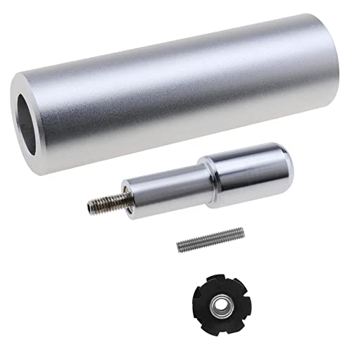 OTOTEC Set von Mountainbike-Vorderradgabel-Headset-Sternmutter-Werkzeug-Setter-Installationswerkzeug-Metall-Fahrrad-Reparaturwerkzeug für 22,2 mm, 25,4 mm, 28,6 mm Headset, Sternmuttern, Silber OTOTEC Set von Mountainbike-Vorderradgabel-Headset-Sternmutter-Werkzeug-Setter-Installationswerkzeug-Metall-Fahrrad-Reparaturwerkzeug für 22,2 mm, 25,4 mm, 28,6 mm Headset, Sternmuttern, Silber von OTOTEC