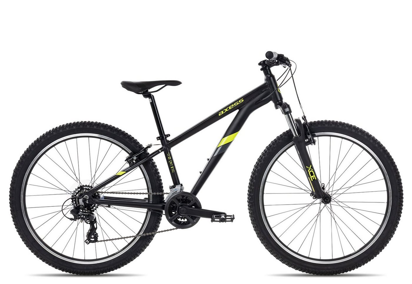 Axess Mountainbike STIPE 26, 14 Gang Shimano RD-TX800 Schaltwerk, Kettenschaltung, Jugendfahrrad 26 Zoll schwarz/grau Axess Mountainbike STIPE 26, 14 Gang Shimano RD-TX800 Schaltwerk, Kettenschaltung, Jugendfahrrad 26 Zoll schwarz/grau von OTTO