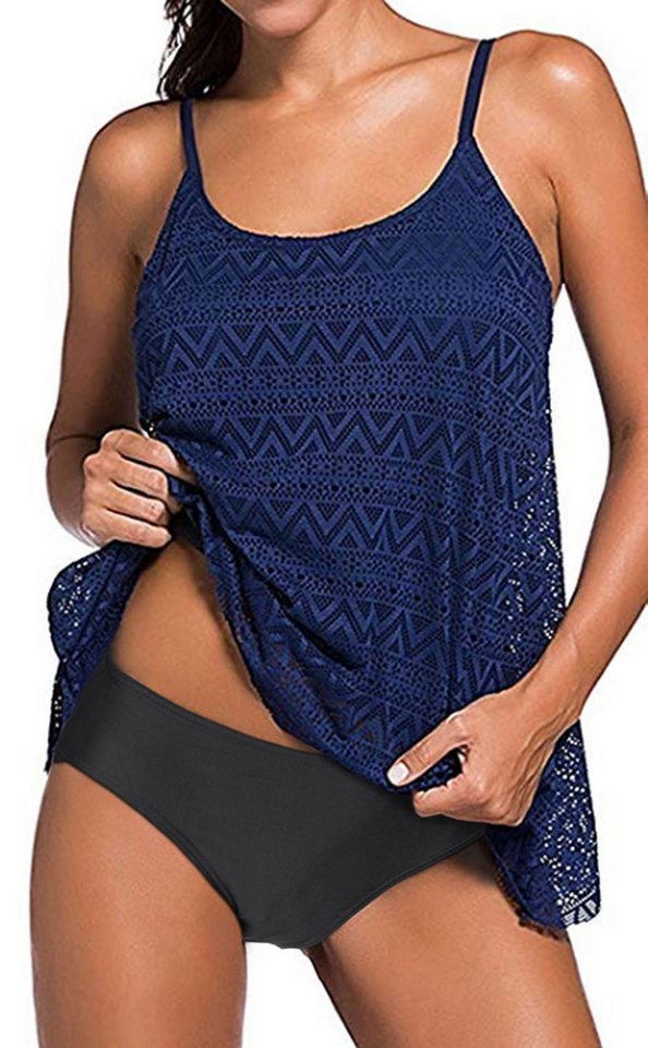 Badekönig Tankini mit Bauch Weg Effekt im angesagtem Häckellook Badekönig Tankini mit Bauch Weg Effekt im angesagtem Häckellook von Badekönig