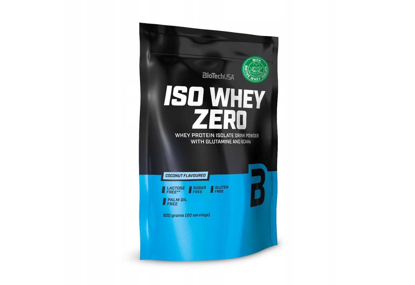 Biotech USA BioTech Iso Whey Zero 500 g Laktosefreies Protein-Isolat WPI Cocosnuss Pulver von OTTO