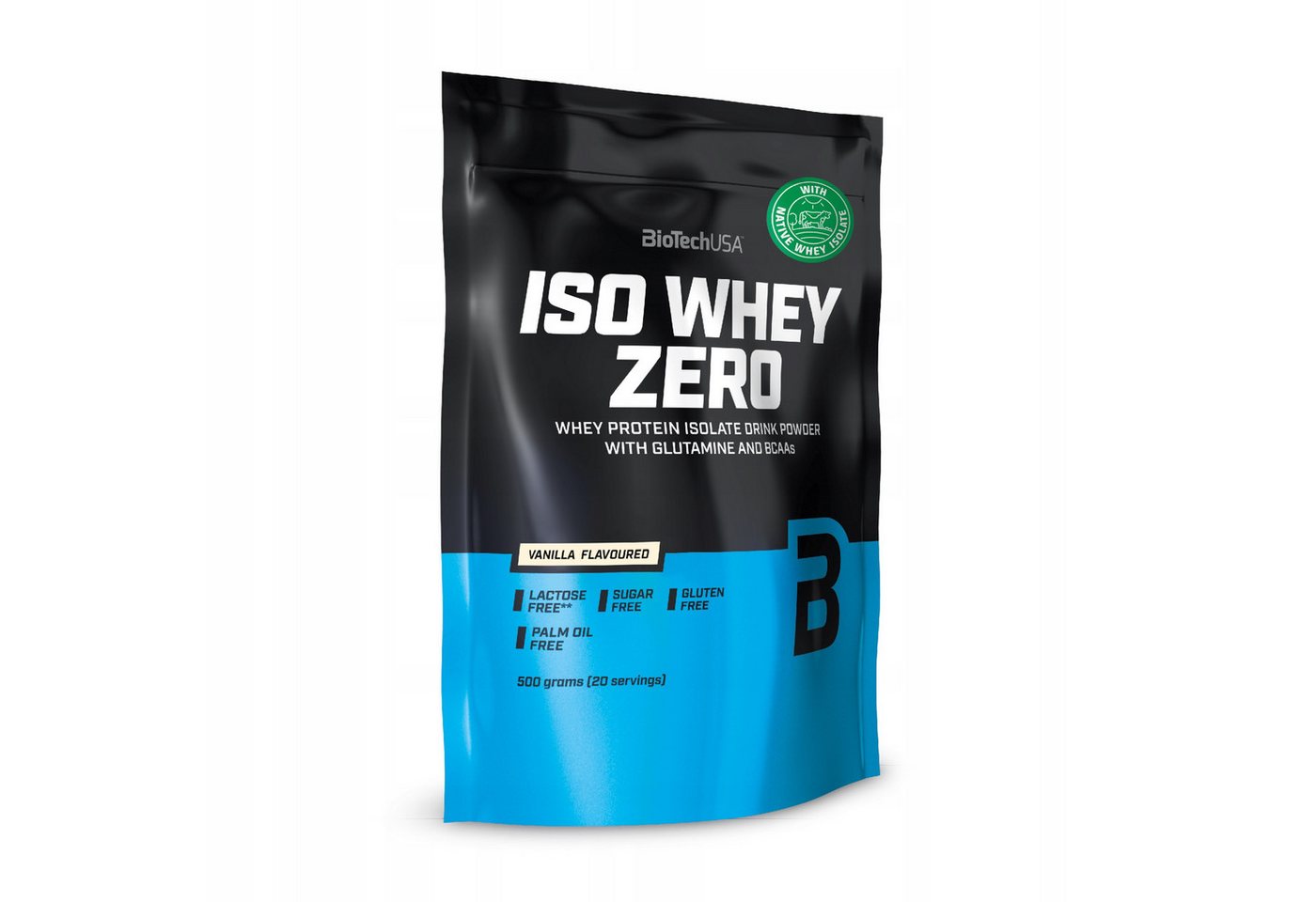 Biotech USA BioTech Iso Whey Zero 500 g Laktosefreies Protein-Isolat WPI Vanille Pulver Biotech USA BioTech Iso Whey Zero 500 g Laktosefreies Protein-Isolat WPI Vanille Pulver von Biotech USA