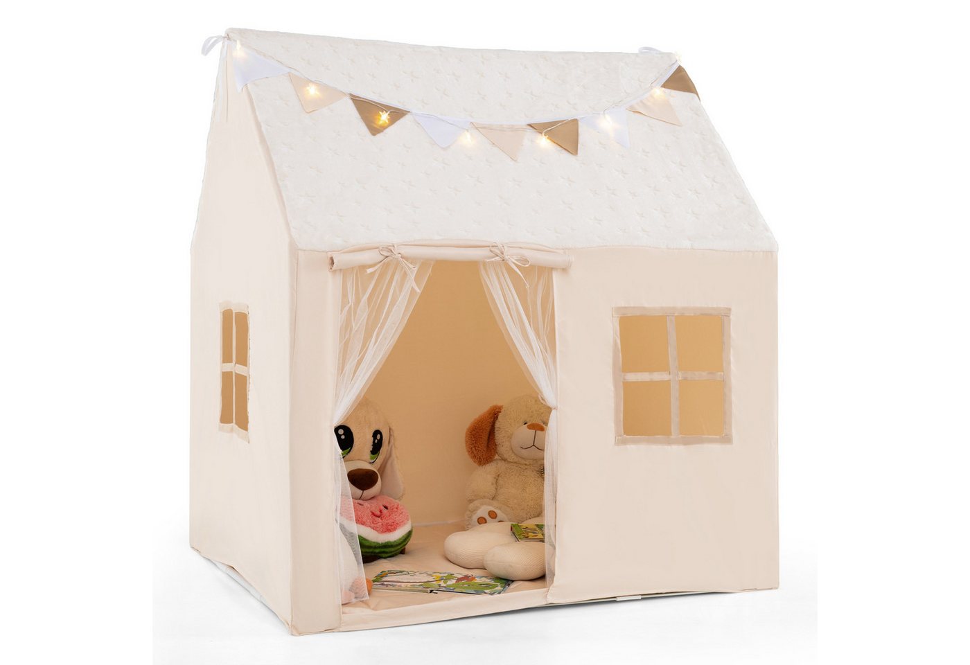 COSTWAY Spielzelt Kinder Spielzelt, mit Matte & Lichtern, 119 x 104 x 129 cm COSTWAY Spielzelt Kinder Spielzelt, mit Matte & Lichtern, 119 x 104 x 129 cm von COSTWAY