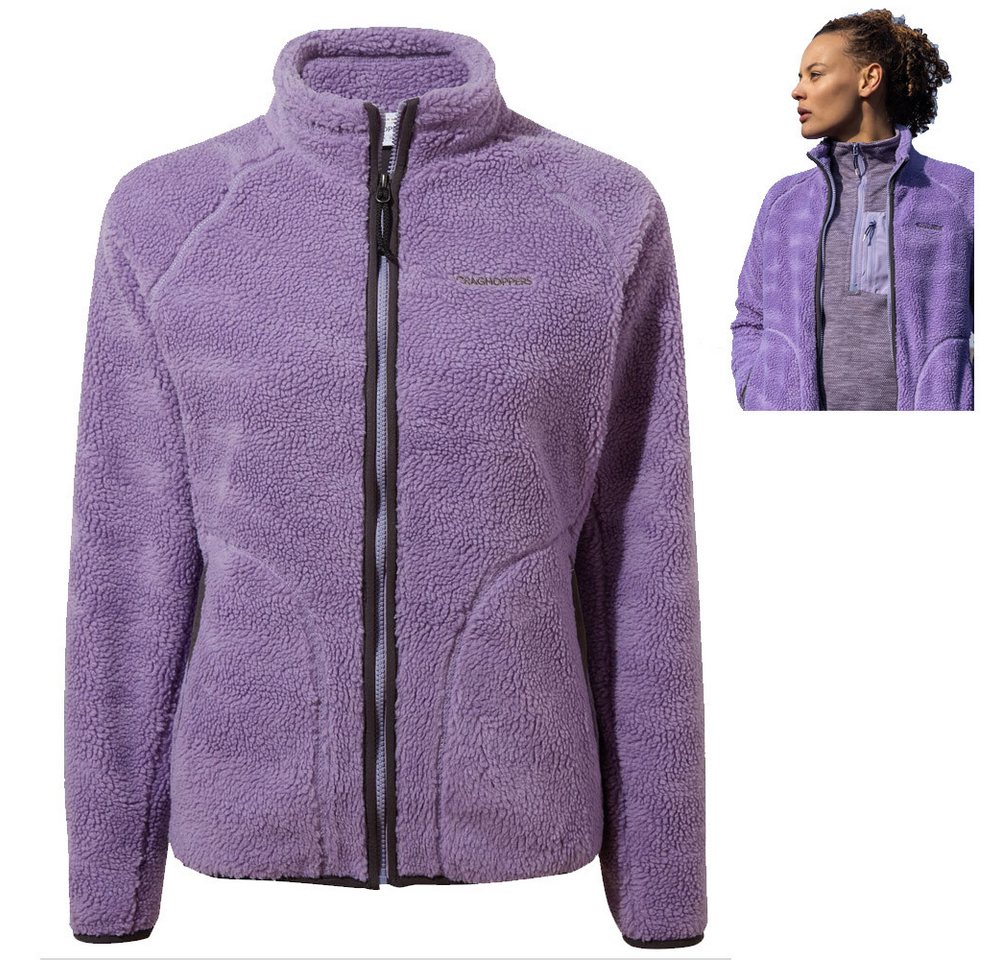 Craghoppers Trekkingjacke Craghoppers - Salara Jacket Damen Fleecejacke Zip Fleece, purple von Craghoppers