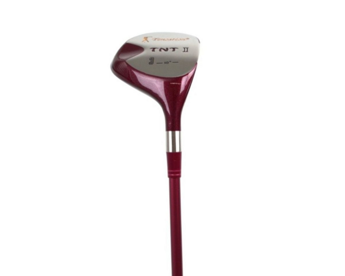 Fairwayholz Golfschläger Holz Nr. 3 für Damen in Rot 18 ° mit Flex L Graphitschaft, 1-tlg., Rutschhemmender Griff von OTTO