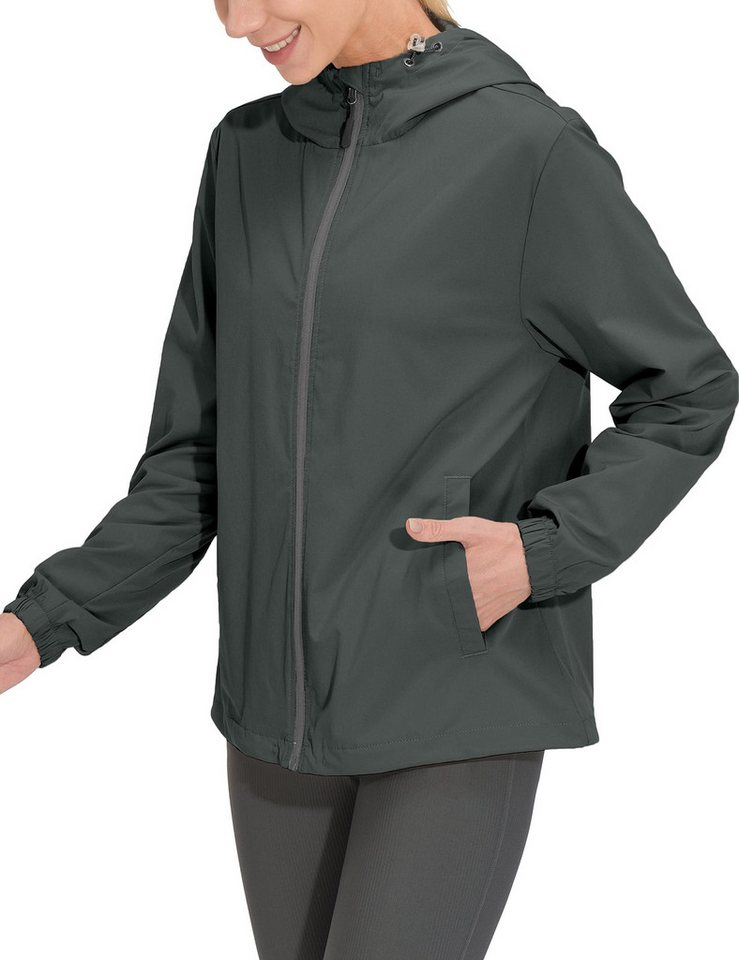 Fleecejacke Sportjacke mit Kapuze Softshelljacke Wasserabweisend Grau-L Fleecejacke Sportjacke mit Kapuze Softshelljacke Wasserabweisend Grau-L von OTTO